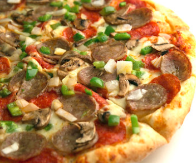 Santini's New York Style Deli signature dishes Steak & Cheese
Create Your Own Pizza
Chicken Philly